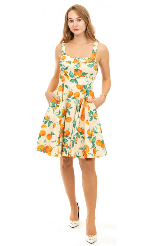 Orange Dress GR.42 SALE