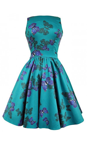 Violet Butterfly Dress