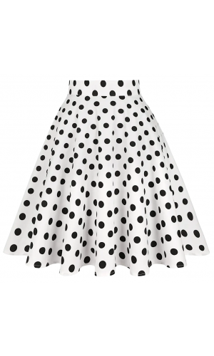 Black Dots Skirt