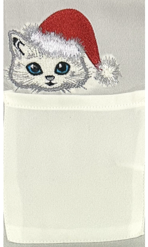 Christmas Kitty Blouse