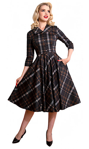 Elisa Tartan Dress