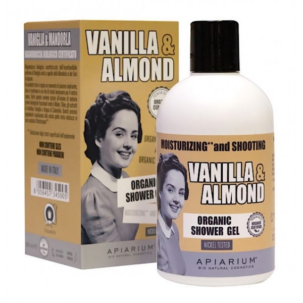 Vanilla & Almond Organic Shower Gel 300ml