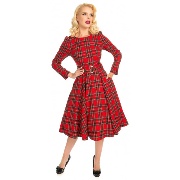 Red Tartan Dress