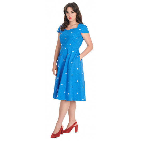 Blue Daisy Dress