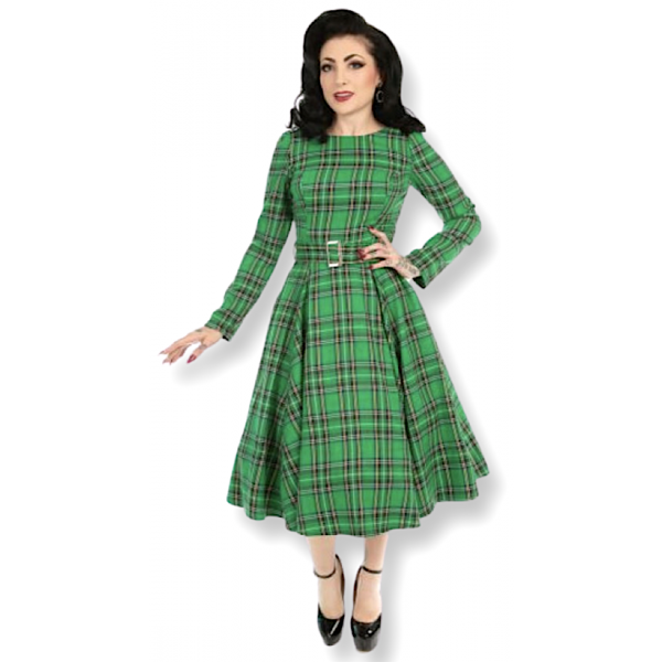 Green Tartan Dress