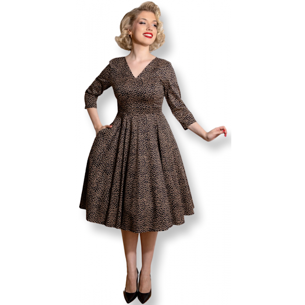 Brown Dots Dress