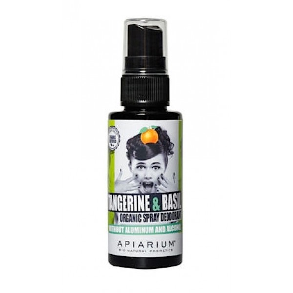 Tangerine & Basil Organic Deodorant Spray  50ml