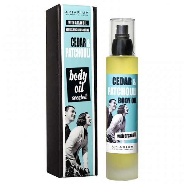 Cedar & Patchouli Scented Body Oil 100ml