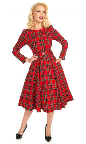 Red Tartan Dress