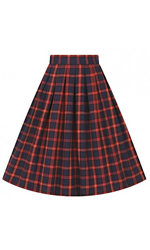 Red Tartan Skirt