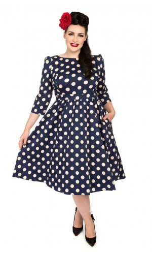 Swing Polka Dot Dress GR.48,50 SALE