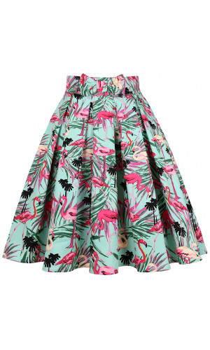 Flamingo Love Skirt