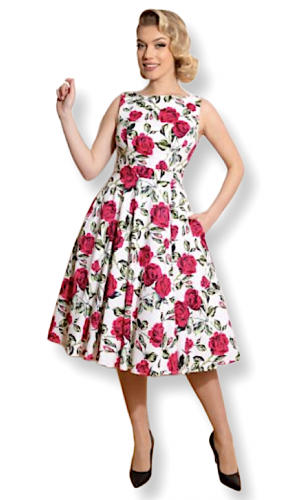 Summer Roses Dress GR.44 SALE