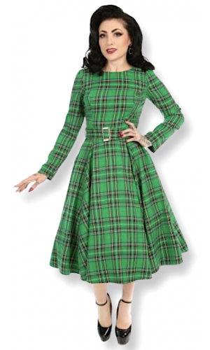 Green Tartan Dress