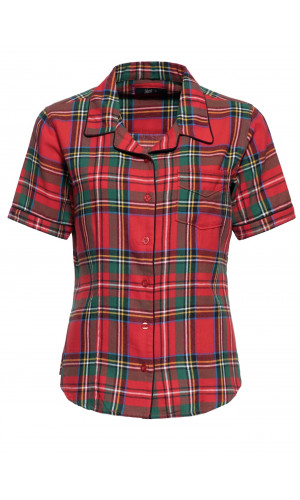 Red Tartan Blouse