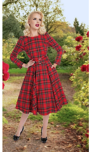 Red Tartan Dress