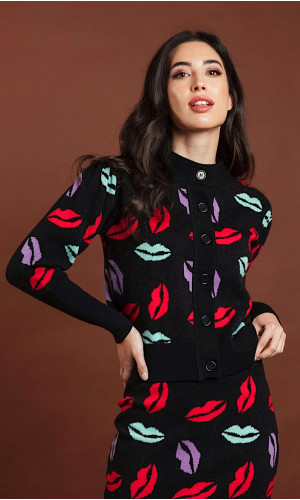 Lips Cardigan