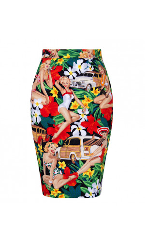 Pin up Pencil Skirt