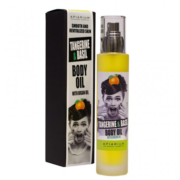 Tangerine & Basil Scented Body Oil100ml