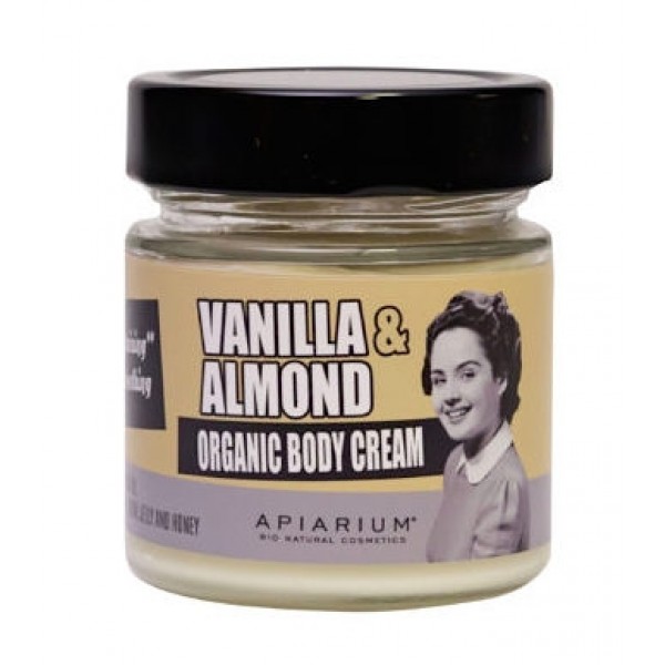 Vanilla & Almond Organic Body Cream 200ml