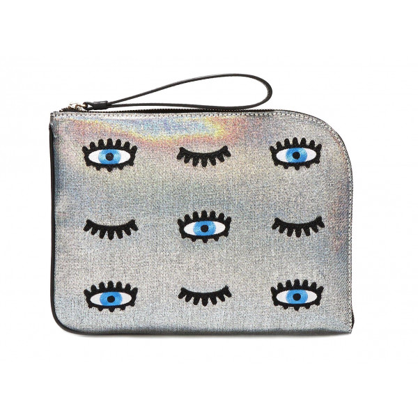 Silver Lashes Bag