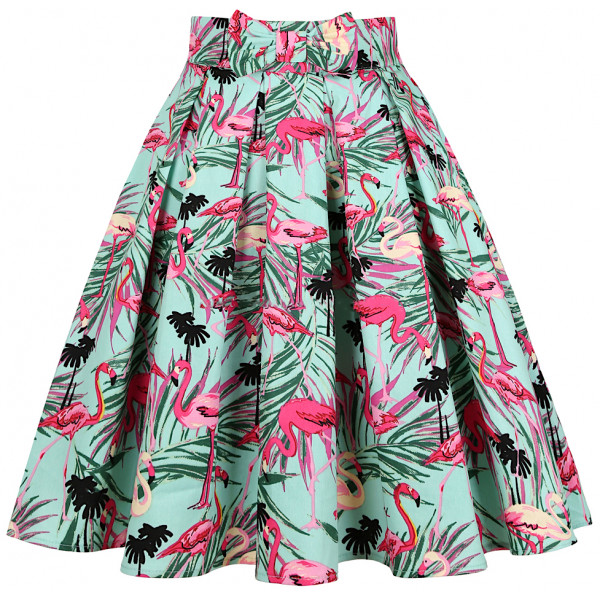 Flamingo Love Skirt