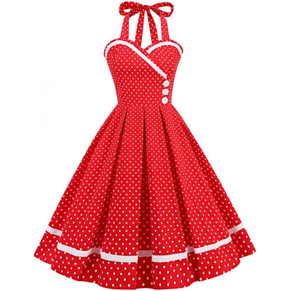 Red Rockabilly Dress