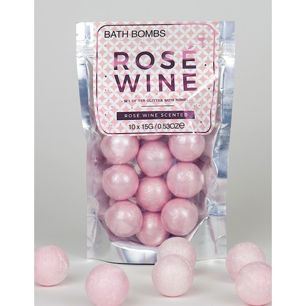 Rose Wine Bath Bombs